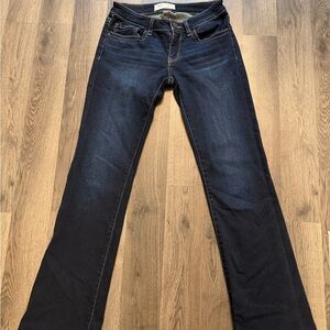 BKE Stella Slim Fit Low Rise Tailored Bootcut Jeans - Dark Wash 25x29.5 NWOT